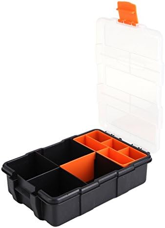 תיבת כלי אחסון רכיבים, רכיבי פלסטיק רכיבים כבדים מארגן תיבת אחסון, מיכל ארגון כלים קטנים
