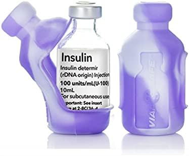 מארז / שרוול של בקבוקי אינסולין בטוחים בקבוקון סוכרת, לעולם אל תסתכן שבירת בקבוקת האינסולין שלך, שרוול