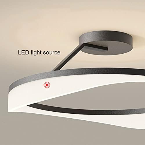 TPOFHS מודרני LED תלייה תקרת תאורה גופי תאורה 31W חצי סומק הר אור תליון אור 50 סמ צורה לא סדירה מנורה