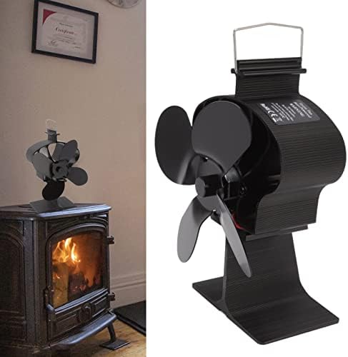 תנור מאוורר, חום מופעל תנור מאוורר שחור 80 * - 350 * עבודה טמפרטורת אלומיניום סגסוגת עבור מקורה