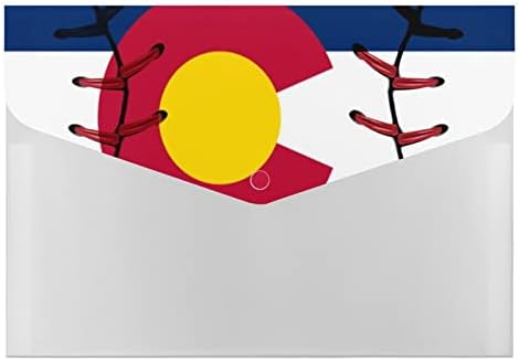 קולורדו מדינת דגל בייסבול תחרה הרחבת קובץ תיקיית אקורדיון תיקיית 6 כיסים מסמך ארגונית נייר ארגונית