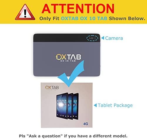 מארז טבליות של שור 10 טבליות, מקרה טרנסווון לילדים עבור Oxtab OX 10 TAB טבליה 10.1 אינץ '4G/ OX -P010