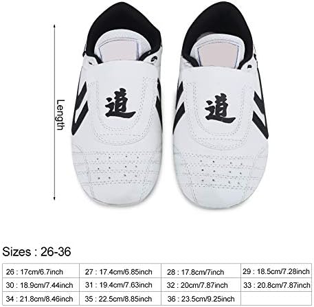 נעלי אגרוף נעלי טאקוונדו של Vgeby Sport Sport Kung Fu Taichi נעליים קל משקל לילדים מתבגר
