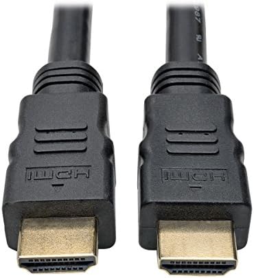 Tripp Lite פעיל כבל HDMI במהירות גבוהה עם מגבר אות מובנה, 1920 x 1080 @ 60 הרץ, שחור, 100 רגל.