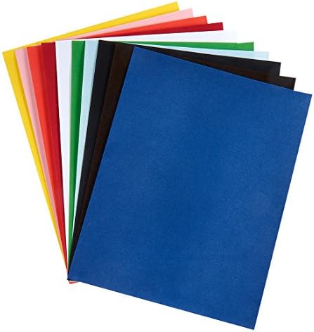 מוצרי Hygloss נייר וולור-20 x27 14 גיליונות, 2 כל אחד מתוך 7 צבעים שונים