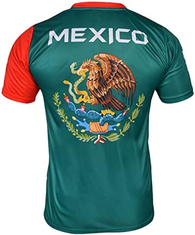 זעם גופיית הכדורגל המקסיקנית Camiseta de Futbol Mexicana חולצה מקסיקו ג'רזי יוניסקס/Mujer/Hombre/Men