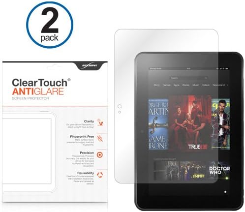 מגן מסך עבור Kindle Fire HD 8.9-ClearTouch אנטי-בוהק, עור סרט מט של טביעות אצבע