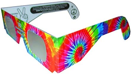 זיקוקין עקיפה פריזמה משקפיים-פסיכודלית עניבה לצבוע ורווה גלים מסגרת עיצובים-50 נייר משקפיים כולל-לראות