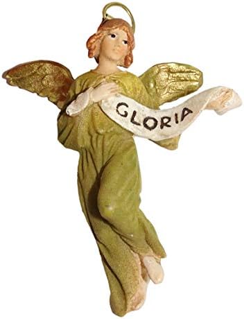 פסלון סצנת המולד של פרארי ואריגטי: מלאך תהילה-אוסף מרטינו לנדי - 10 ס מ / 3.94 בתור