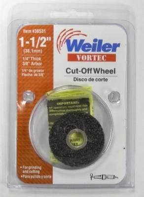 Weiler 36531 גלגל שחיקת מתכת בגודל 1.5 אינץ ' - כמות 5