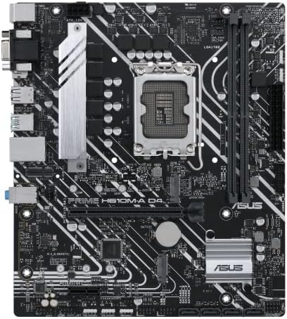 ASUS PRIME H610M-A D4 Intel LGA 1700 MICRO ATX DDR4 לוח האם