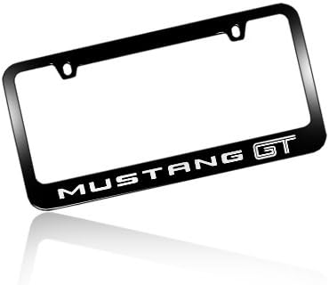 פורד מוסטנג GT מסגרת לוחית רישוי מתכת שחורה
