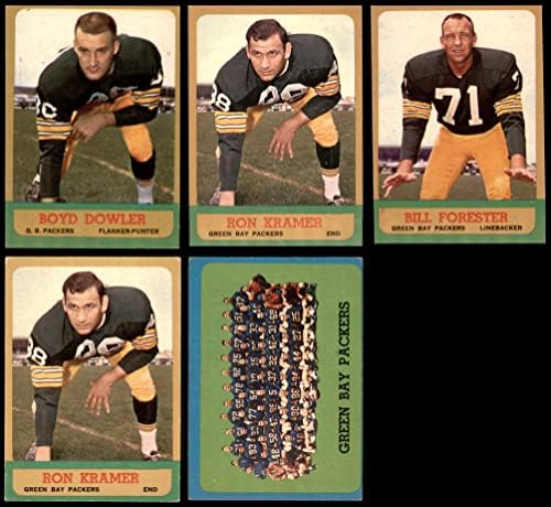 1963 Topps Green Bay Packers Team Set Green Bay Packers VG/Ex+ Packers