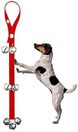 אקסו כלב פעמון, מתכוונן אסלת אימון פעמוני בסיר פעמוני עבור בית אימון, אדום