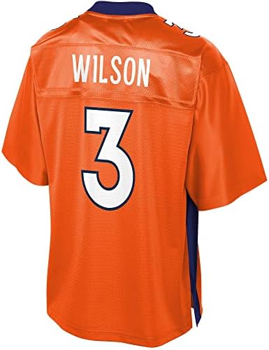 NFL Pro Line Russell Wilson Wilson Orange Denver Broncos Jersey