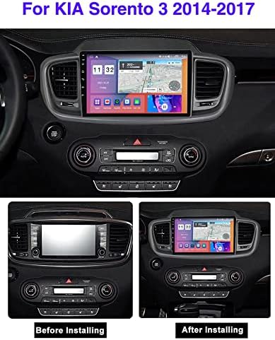 אנדרואיד 11 רדיו אוטומטי עבור קאיה סורנטו 3 2014-2017 רכב סטריאו רדיו מקלט 9 מגע מסך תמיכה ניווט