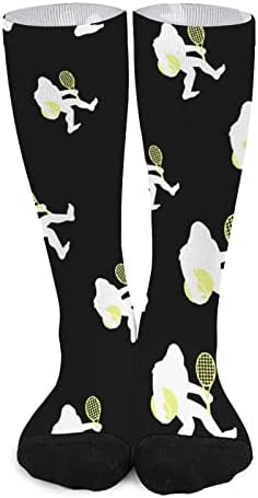 Weedkeycat bigfoot נושאת גרבי טניס גרביים חידוש הדפס מצחיק עובי בינוני מזדמן גרפי לסתיו וחורף באביב