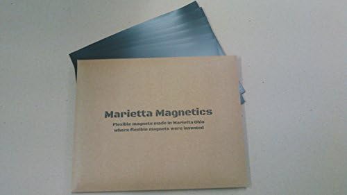 Marietta Magnetics - 50 גיליונות מגנטיים של 8 x 10 דבק 20 מייל