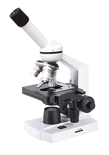 BestScope BS-2010D מיקרוסקופ תרכובת מונוקולרית בסיסית, עינית WF10X, הגדלה של 40x-400X, שדה בהיר, תאורת