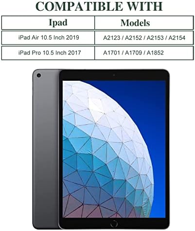 Vimorco iPad Air 3rd דור 10.5 אינץ '2019 Case / 2017 IPAD Pro 10.5 מארז, כיסוי חכם אולטרה קליל קל משקל