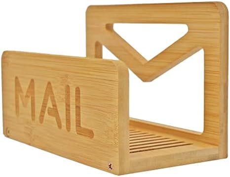 מארגן דואר במבוק טנינט עם עיצוב חיתוך, מתאים לקישוט שולחן העבודה במשרד או מתנות לעמיתים / משפחה