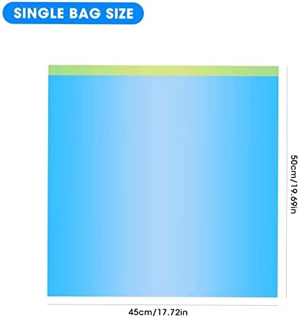 ניהול פסולת ביתית יעילה: 100 שקיות זבל עם חסידות בגודל גדול עם קרוב אוטומטי לאחסון זבל קל ונייד - עשוי מחומר