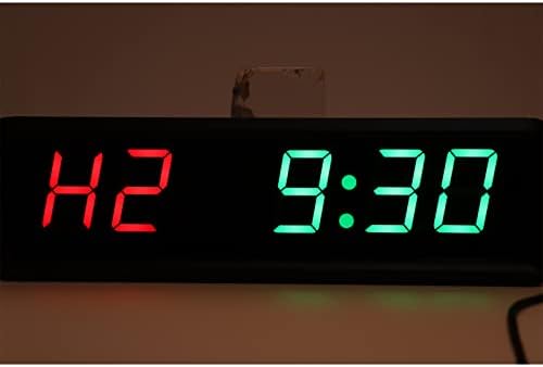 שעון מרווח אלקטרוני, התקנה קלה 12 תצוגה 24 שעות ביממה 1.8in LED טיימר דיגיטלי