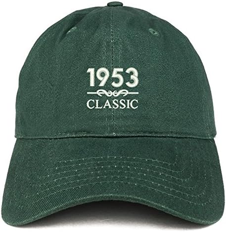 טרנדי הלבשה חנות קלאסי 1953 רקום רטרו רך כותנה בייסבול כובע