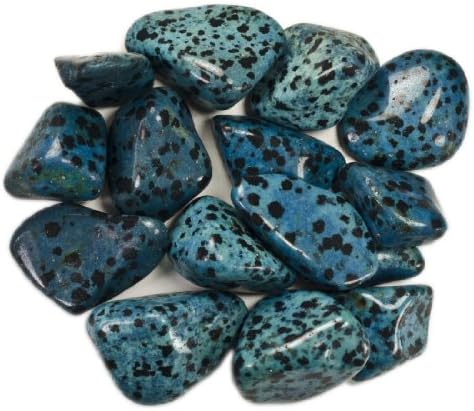 חומרים מעולים מהפנטים: 1 קילוגרם בכמויות גדולות באבני ג'ספר דלמטיות כחולות ממקסיקו - ציוד אבן חן מלוטש עבור