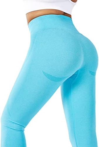 מכנסי יוגה במותניים גבוהות מחייכות חותלות אימון קווי מתאר לנשים שליטת בטן ספורטיבית כושר כושר כושר ריצה חותלות
