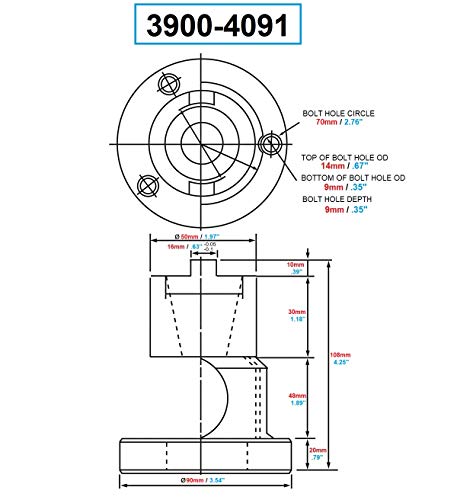 HIP 3900-4091 קודקוד BT30 עמדת כלים עגולה