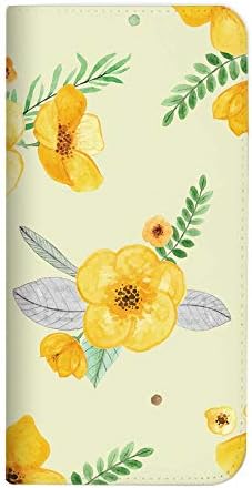 מיטאס נב-2347-יה / כך-41ב ארנק סוג מקרה, לא חגורה, פרחים, חיוור בצבעי מים צהוב