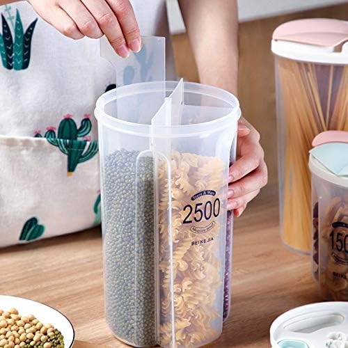 רשתות מסתובב פלסטיק דגנים מתקן אחסון תיבת מטבח מזון אורז מיכל אחסון מקרה קמח תבואה אחסון בקבוק צנצנת