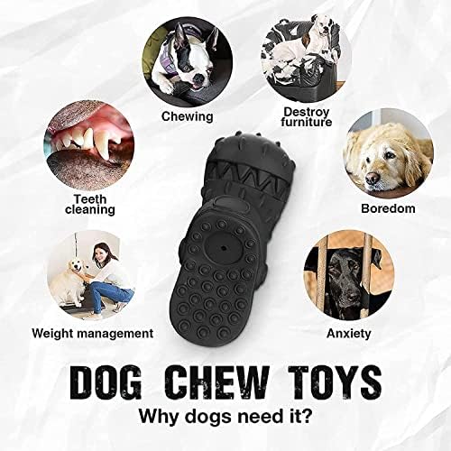 קשה כלב צעצועי עבור לועסים אגרסיביים, בלתי ניתן להריסה כלב צעצועים, עמיד כלב ללעוס צעצועי טבעי גומי כלב צעצוע