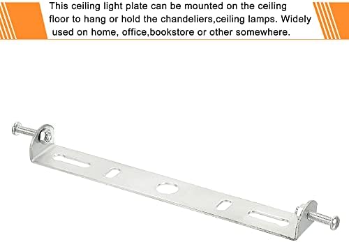 צלחת תאורה של תקרה של Meccanixity, 130x18x17 ממ 140x20x15 ממ תושב מתקן תאורה לתואר הרכבה לנברשת משרדית ביתית,