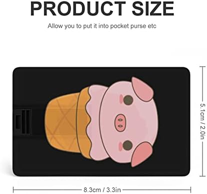גלידה חמודה חזירי אשראי כרטיס אשראי USB כונני פלאש בהתאמה אישית מזיכרון מקל מפתח מתנות תאגידיות ומתנות