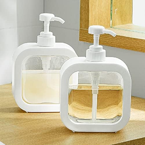 מכשירי סבון סבון ברורים מכפסי סבון קרם קרם מחלקת בקבוק עם משאבת סבון סבון דוחקת סיבובית למטבח אמבטיה 16.9oz