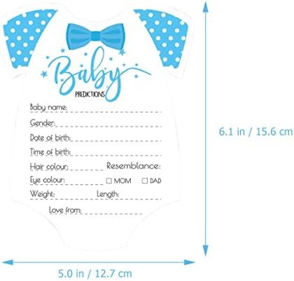 10 יחידות תינוק חיזוי תינוק חיזוי כרטיסי תינוק ייעוץ כרטיסי מין לחשוף משחקי כרטיסי תינוק כחול מין לחשוף