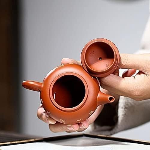 קומקום קומקום קומקום 140 מל חרס סגול קומקומי קומקטים מפורסמים בעבודת יד סיר תה קומקום תה תה.
