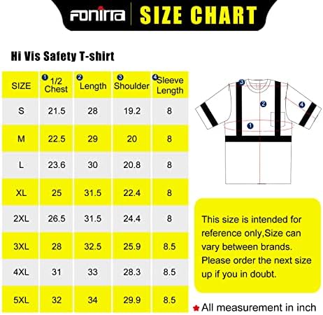 FONIRRA בטיחות נראות גבוהה חולצת טריקת טירוף סיד כתום חולצות לגברים עם שרוול ארוך קצר