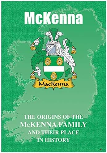 I Luv Ltd McKenna Irish Name History חוברת המכסה את מקור השם המפורסם הזה