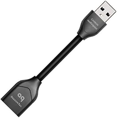 AudioQuest: שפירית שחור USB DAC + Dragontail Extender