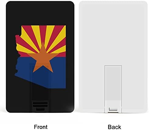 מפת דגל מדינת אריזונה מפת זיכרון USB מקל עסק פלאש מכונן כרטיס אשראי בכרטיס כרטיס בנק כרטיס בנקאות
