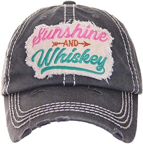 כובע כובע בייסבול וינטג ' של סאנשיין וויסקי לנשים