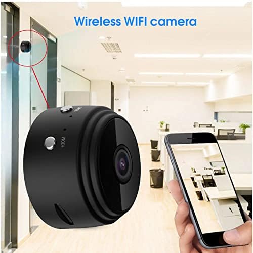 Baoyutica Mini Spy Camera Wireless Hidden, מצלמת WiFi 1080p לבית אבטחה מקורה בית חיצוני מצלמות מטפלות מטפלות