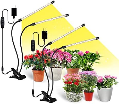 BSEAH צומח אור צמחים צמחים מקורה, צמחים מלאים של קליפ מלא מנורת גידול צמח, לעמעום ברמת 10, אוטומטית
