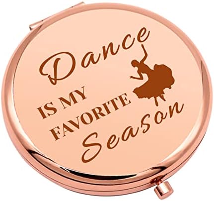 ריקוד מאהב מתנה עבור נשים רקדנית מתנה קומפקטי איפור מראה עבור ריקוד תלמיד ריקוד רסיטל מתנות