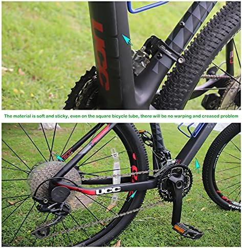 מדבקות מגן על אופניים של Wei -Paster -קלטת הגנה על מסגרת אופניים, מגנה על אופניים מפני שריטות ומטלטות,