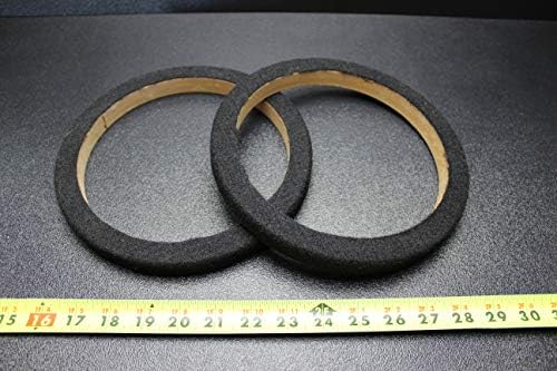 2 MDF רמקול טבעת מרווח עץ שטיח 8 אינץ '3/4 פיברגלס תוחם טבעת 08cbk