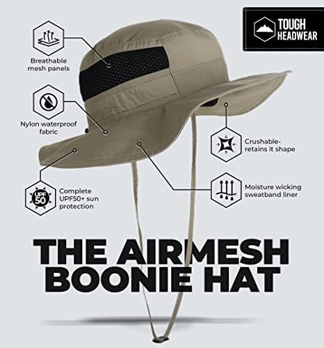 כובע דיג קשוח בגדי ראש לגברים ונשים - כובע בוני - כובע חוף גברים, כובע קמפינג, כובע גינון, כובע חיצוני, כובע